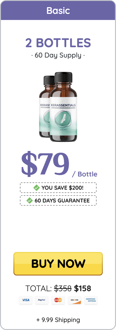 Kerassentials price 2 bottle